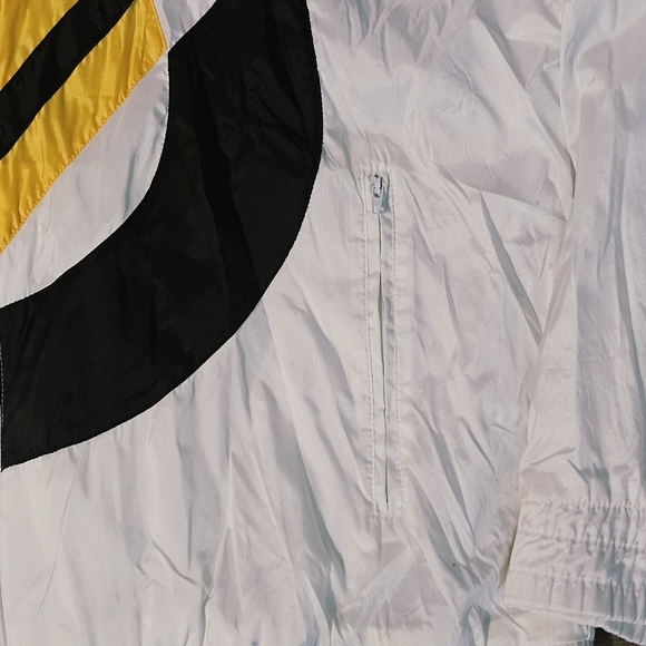 Vtg 80s 90s Adidas Trefoil HTF Windbreaker Jacket Size Large White Taiwan R.O.C. - Picture 8 of 10
